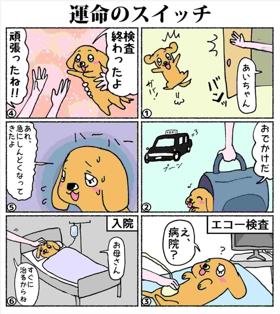 あいちゃん6コマ漫画11 運命のスイッチ 投稿者 Aguri Gallery Esnir